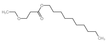 decyl 3-ethoxypropanoate结构式