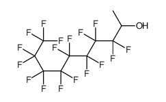 3,3,4,4,5,5,6,6,7,7,8,8,9,9,10,10,10-heptadecafluorodecan-2-ol结构式