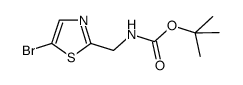 (4-bromothiazol-2-ylmethyl)carbamic acid tert-butyl ester Structure