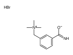 (3-carbamoylphenyl)methyl-trimethylazanium,bromide Structure