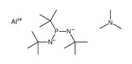 N,N-dimethylmethanamine,1,2,3-tritert-butyl-1,3,2,4-diazaphosphalumetidine Structure