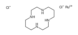 dichlororuthenium,1,4,8,11-tetrazacyclotetradecane结构式