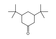 3,5-ditert-butylcyclohexan-1-one Structure