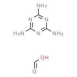 formic acid, compound with 1,3,5-triazine-2,4,6-triamine Structure