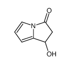 1,2-Dihydro-1-hydroxy-3H-pyrrolizin-3-one Structure