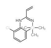 N-(2,6-dichlorophenyl)-N-tert-butyl-prop-2-enimidamide结构式