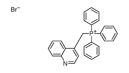 Triphenyl(4-quinolinylmethyl)-phosphoniumbromide Structure