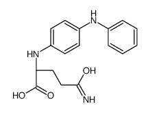 (2S)-5-amino-2-(4-anilinoanilino)-5-oxopentanoic acid Structure