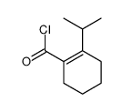 (9ci)-2-(1-甲基乙基)-1-环己烯-1-羰酰氯结构式