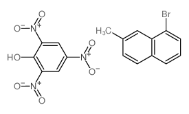 1-bromo-7-methyl-naphthalene; 2,4,6-trinitrophenol结构式