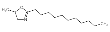 2-Oxazoline, 5-methyl-2-undecyl- structure