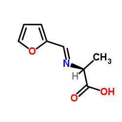 Alanine, N-(2-furanylmethylene)- (9CI)结构式