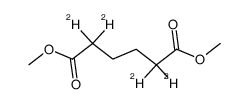 Dimethyl adipate-d4结构式