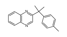 2-(2-(p-tolyl)propan-2-yl)quinoxaline结构式