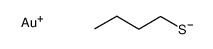 Au(I)-n-butanethiolate结构式