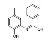3-Pyridinecarboxamide,N-(2-hydroxy-5-methylphenyl)-(9CI)结构式
