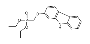 2-(diethoxyphosphorylmethoxy)-9H-carbazole Structure