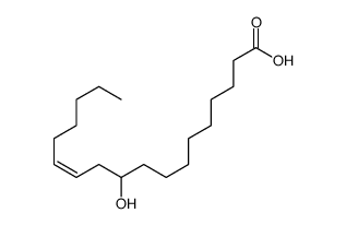 10-hydroxy-12-octadecenoic acid结构式
