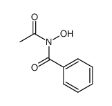 Benzohydroxamic acid,N-acetyl- (8CI)结构式