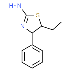 2-Thiazoline,2-amino-5-ethyl-4-phenyl-(8CI)结构式