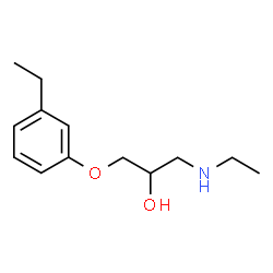 2-Propanol,1-(ethylamino)-3-(m-ethylphenoxy)-,()-(8CI) picture