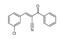 2-benzoyl-3-(3-chlorophenyl)acrylonitrile结构式