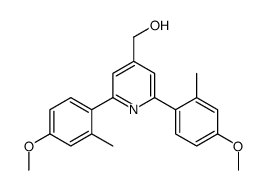 [2,6-bis(4-methoxy-2-methylphenyl)pyridin-4-yl]methanol Structure