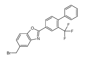 5-(bromomethyl)-2-[4-phenyl-3-(trifluoromethyl)phenyl]-1,3-benzoxazole Structure