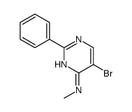 5-溴-n-甲基-2-苯基嘧啶-4-胺结构式