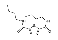 2-N,5-N-dibutylthiophene-2,5-dicarboxamide结构式