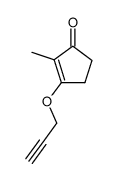 2-methyl-3-(prop-2-yn-1-yloxy)cyclopent-2-en-1-one Structure