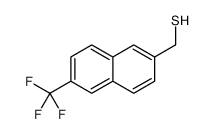 [6-(trifluoromethyl)naphthalen-2-yl]methanethiol结构式