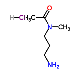 N-(3-Aminopropyl)-N-Methyl-acetamide HCl Structure