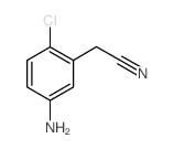 2-(5-Amino-2-chlorophenyl)acetonitrile Structure