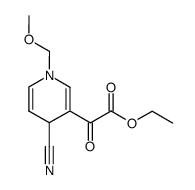 ethyl 4-cyano-1-methoxymethyl-1,4-dihydro-3-pyridineglyoxylate Structure