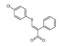 1-nitro-2-p-chlorophenylsulfanyl-1-phenylethene Structure