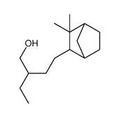 beta-ethyl-3,3-dimethylbicyclo[2.2.1]heptane-2-butanol structure