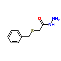 2-(Benzylsulfanyl)acetohydrazide结构式