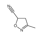 3-methyl-4,5-dihydro-1,2-oxazole-5-carbonitrile结构式