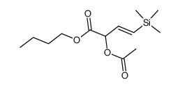 n-Butyl 2-acetoxy-4-(trimethylsilyl)-3-butenoate结构式