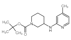 1-BOC-3-(4-METHYL-PYRIDIN-2-YLAMINO)-PIPERIDINE structure