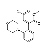 dimethyl 2-(2-morpholin-4-ylphenyl)but-2-enedioate Structure