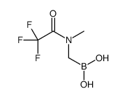 {[Methyl(trifluoroacetyl)amino]methyl}boronic acid Structure