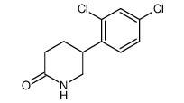 5-(2,4-dichlorophenyl)piperidin-2-one Structure