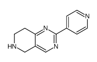 2-pyridin-4-yl-5,6,7,8-tetrahydropyrido[4,3-d]pyrimidine Structure