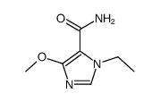 3-ethyl-5-methoxyimidazole-4-carboxamide Structure