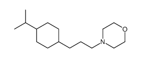 4-[3-(4-propan-2-ylcyclohexyl)propyl]morpholine结构式