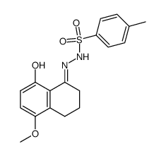 8-hydroxy-5-methoxy-1-tetralone tosylhydrazone结构式