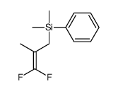 (3,3-difluoro-2-methylprop-2-enyl)-dimethyl-phenylsilane结构式