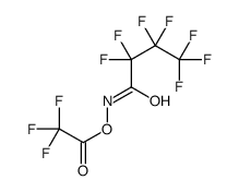 (2,2,3,3,4,4,4-heptafluorobutanoylamino) 2,2,2-trifluoroacetate Structure